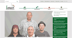 Desktop Screenshot of lebach.de